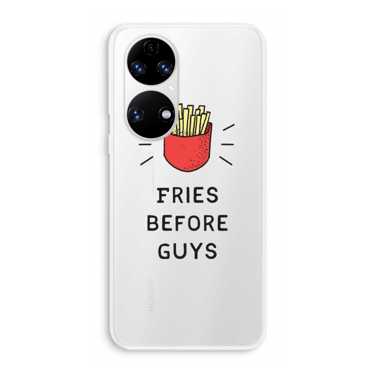 Fries before guys: Huawei P50 Transparant Hoesje