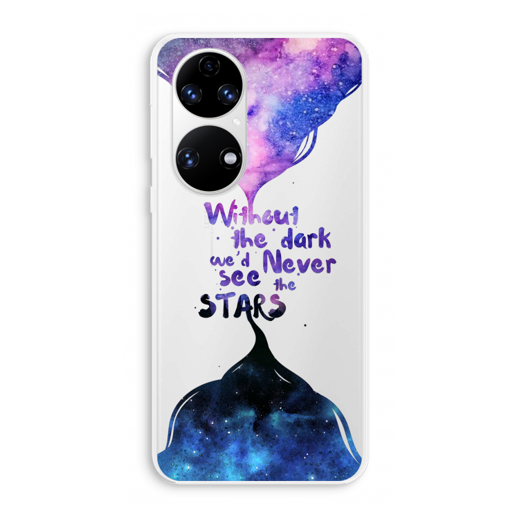 Stars quote: Huawei P50 Transparant Hoesje