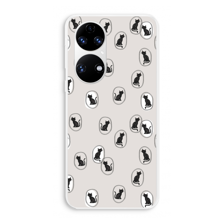 Miauw: Huawei P50 Transparant Hoesje
