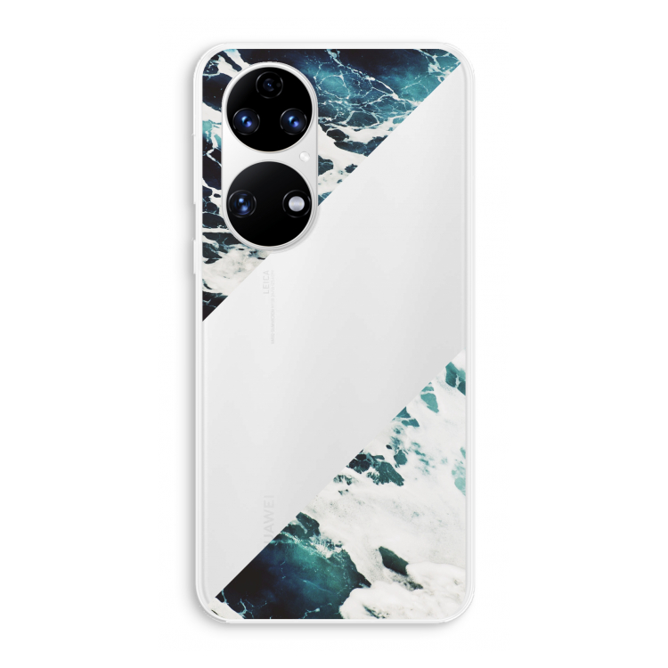 Golven: Huawei P50 Transparant Hoesje