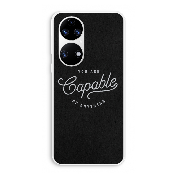 Capable: Huawei P50 Transparant Hoesje