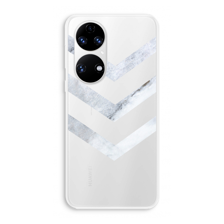 Marmeren pijlen: Huawei P50 Transparant Hoesje