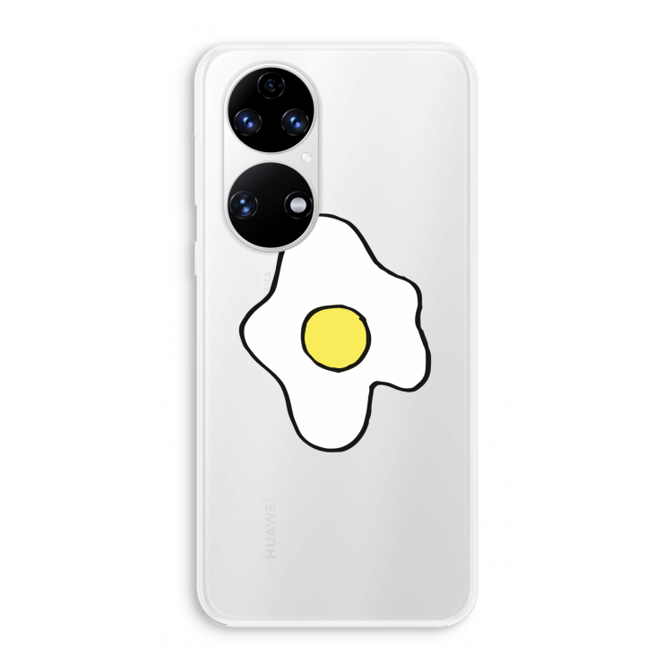 Spiegelei: Huawei P50 Transparant Hoesje