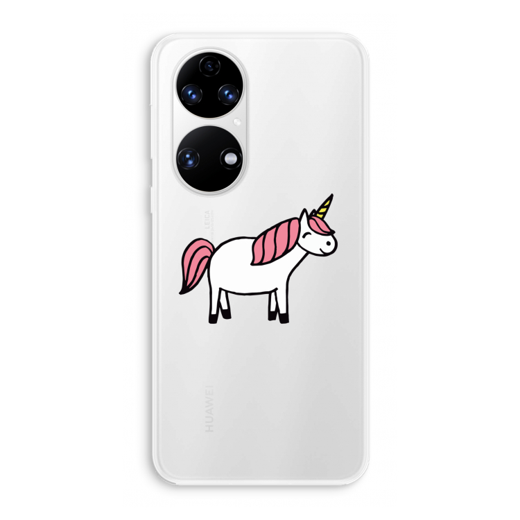Eenhoorn: Huawei P50 Transparant Hoesje