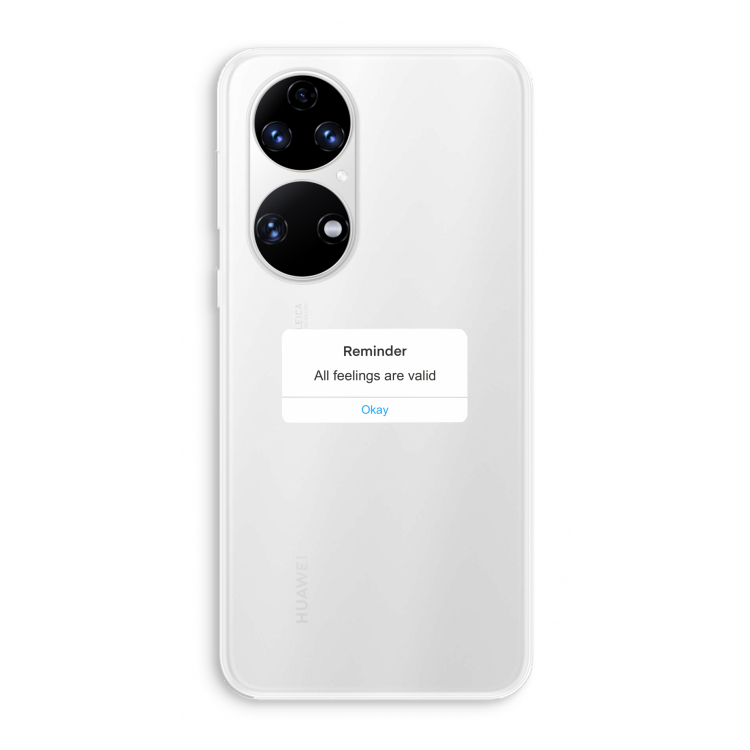 Reminder: Huawei P50 Transparant Hoesje