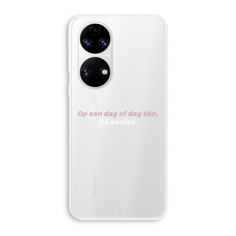gij beslist: Huawei P50 Transparant Hoesje