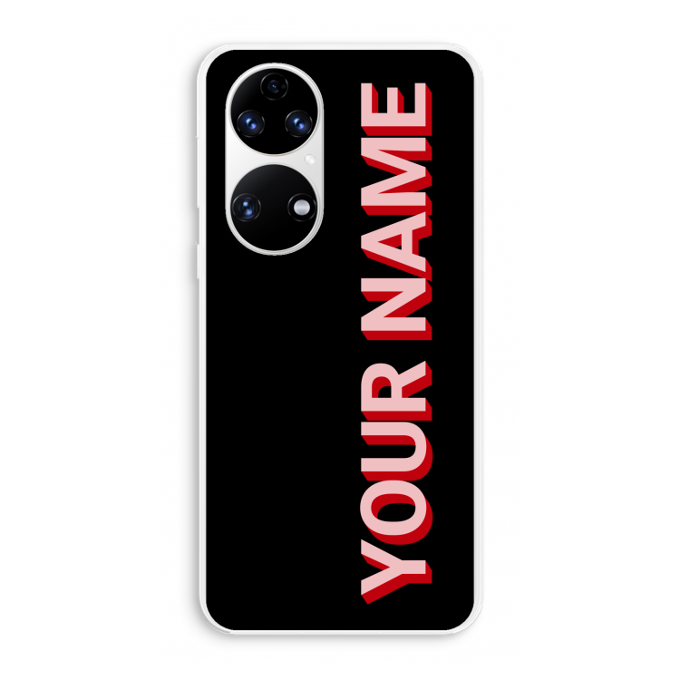 Namecase: Huawei P50 Transparant Hoesje