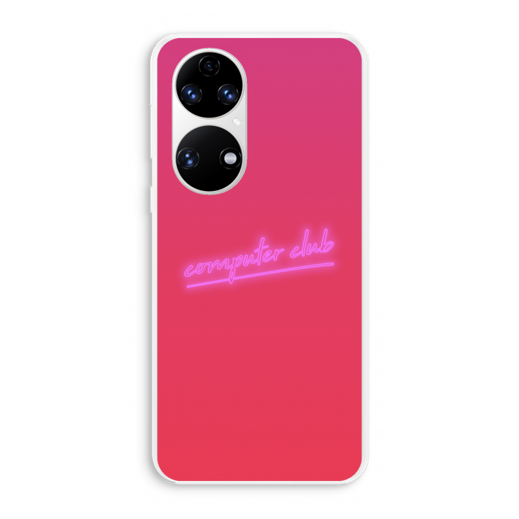 Vice Glow: Huawei P50 Transparant Hoesje
