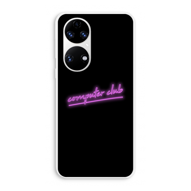 Vice Black: Huawei P50 Transparant Hoesje