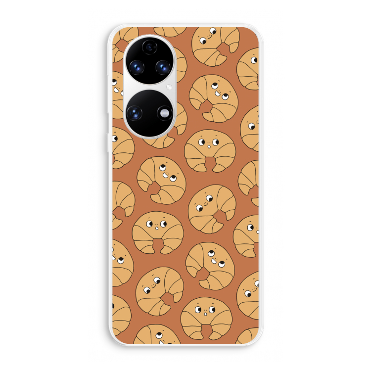 Croissant: Huawei P50 Transparant Hoesje