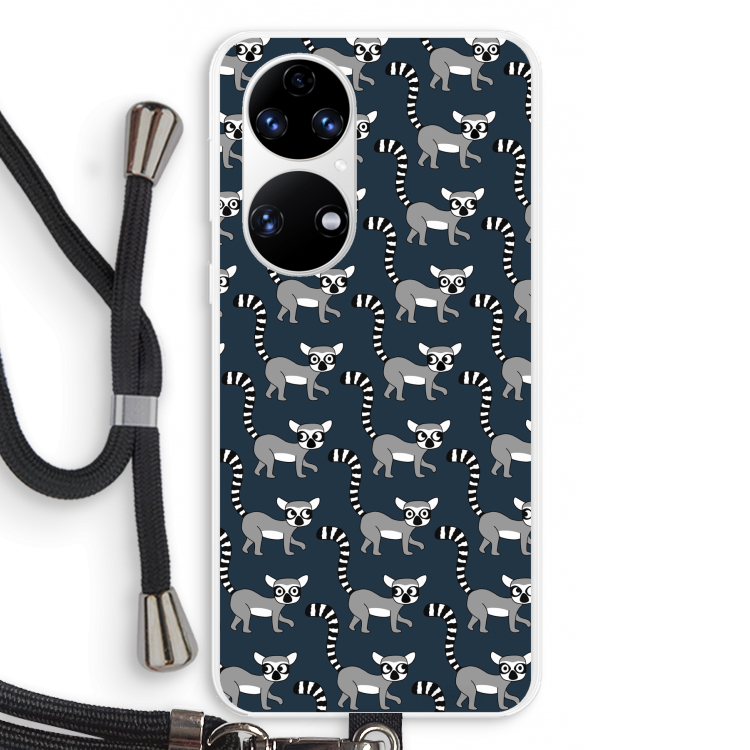 Makis: Huawei P50 Transparant Hoesje met koord