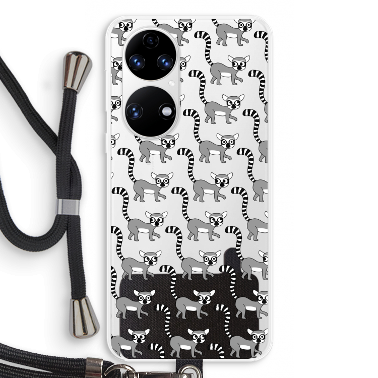 Makis: Huawei P50 Transparant Hoesje met koord