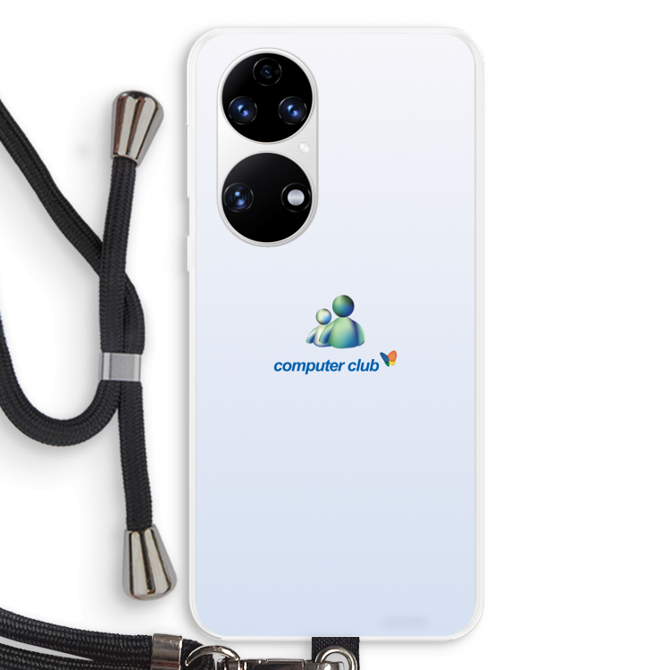 MSN: Huawei P50 Transparant Hoesje met koord