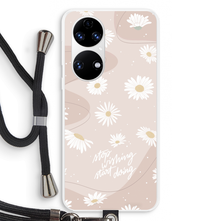 Daydreaming becomes reality: Huawei P50 Transparant Hoesje met koord