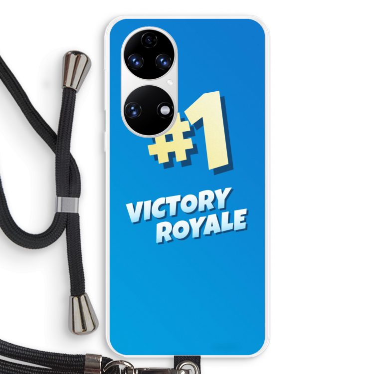 Victory Royale: Huawei P50 Transparant Hoesje met koord