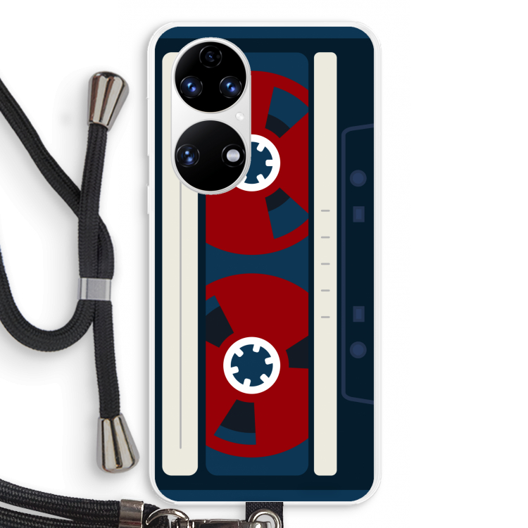 Here's your tape: Huawei P50 Transparant Hoesje met koord