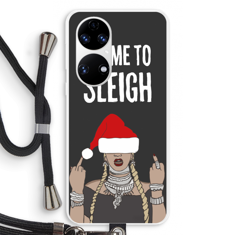 Came To Sleigh: Huawei P50 Transparant Hoesje met koord