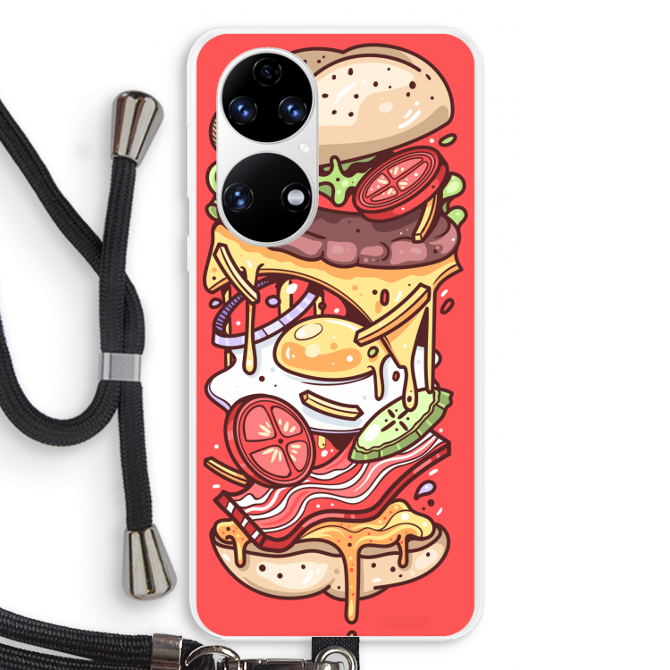 Diet Coke Please: Huawei P50 Transparant Hoesje met koord