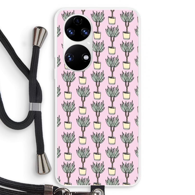 Boompje: Huawei P50 Transparant Hoesje met koord