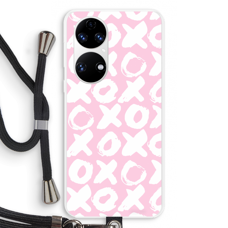 XOXO: Huawei P50 Transparant Hoesje met koord