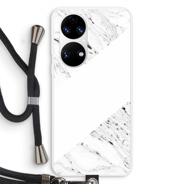 Biggest stripe: Huawei P50 Transparant Hoesje met koord