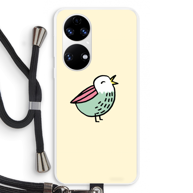 Birdy: Huawei P50 Transparant Hoesje met koord
