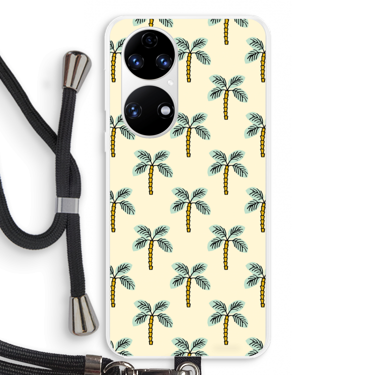 Paradise: Huawei P50 Transparant Hoesje met koord