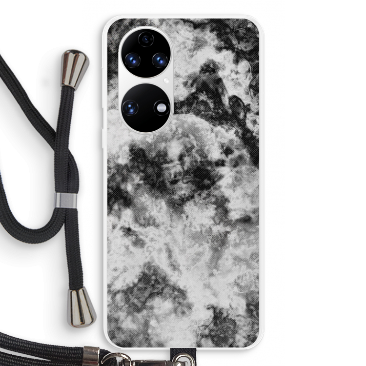 Onweer: Huawei P50 Transparant Hoesje met koord