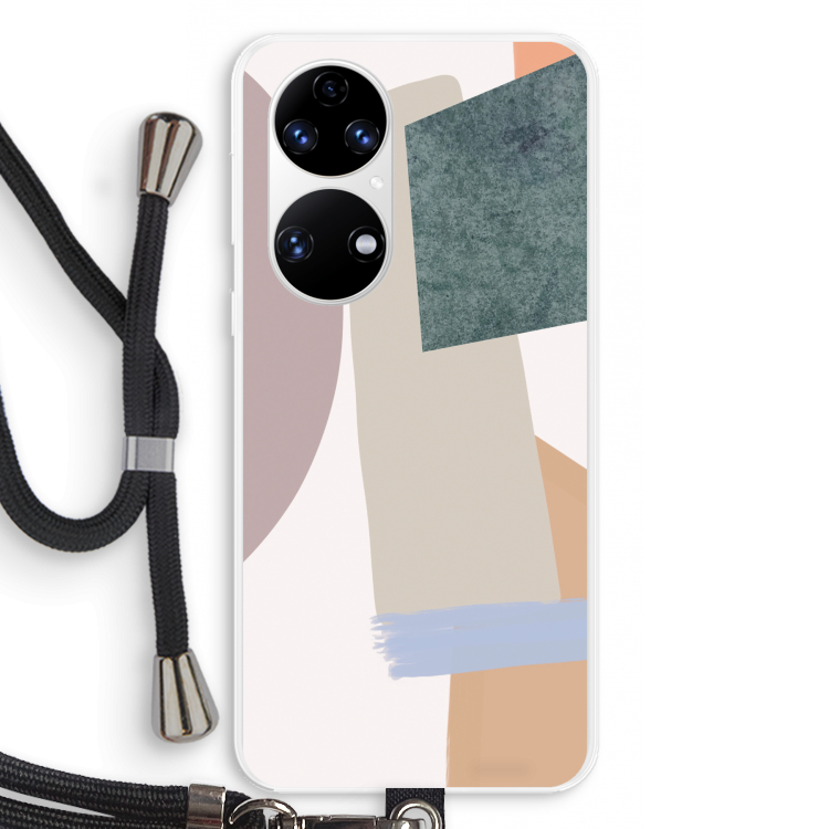 Lindo: Huawei P50 Transparant Hoesje met koord