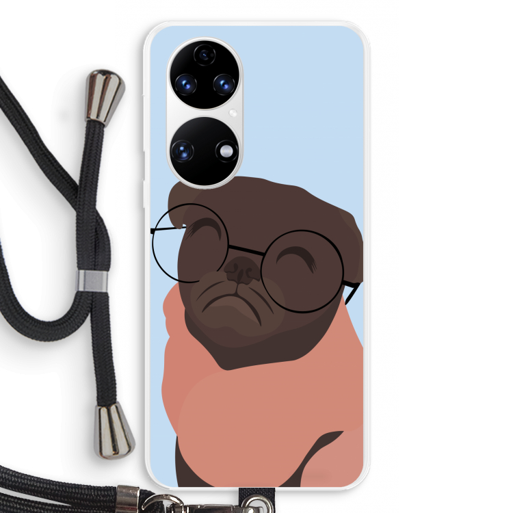Ludo: Huawei P50 Transparant Hoesje met koord