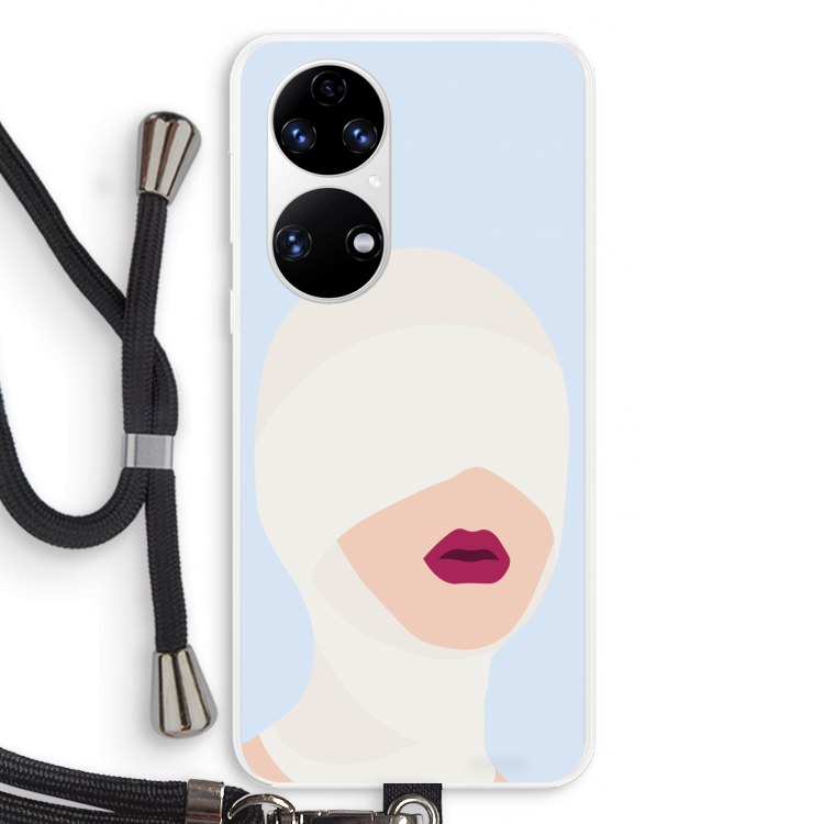 Incognito: Huawei P50 Transparant Hoesje met koord