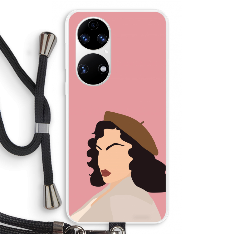 Confidence: Huawei P50 Transparant Hoesje met koord