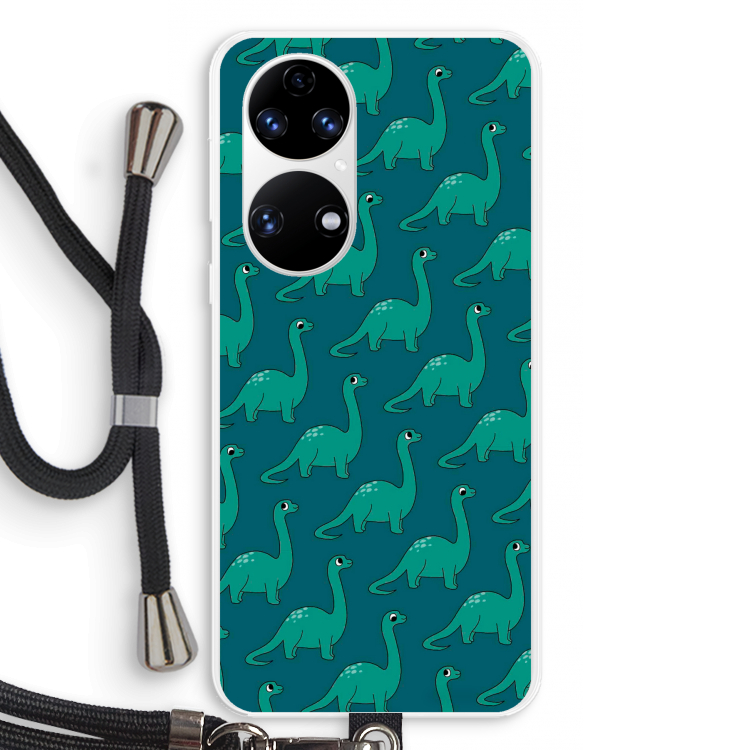 Diplodocus: Huawei P50 Transparant Hoesje met koord