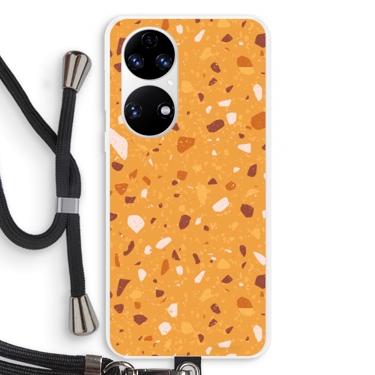 Terrazzo N°24: Huawei P50 Transparant Hoesje met koord