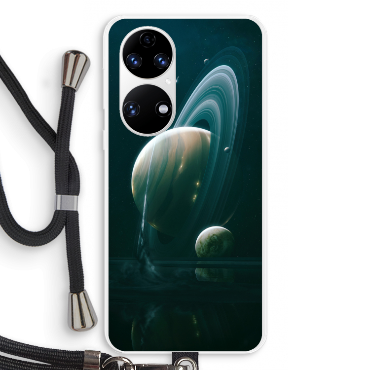 Mercurius: Huawei P50 Transparant Hoesje met koord