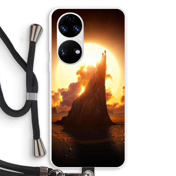 Children of the Sun: Huawei P50 Transparant Hoesje met koord
