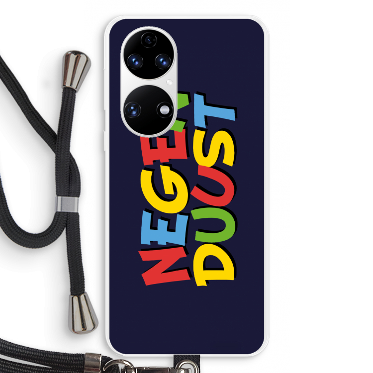 90's One: Huawei P50 Transparant Hoesje met koord