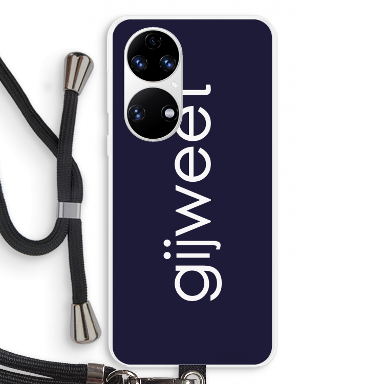 Gijweet: Huawei P50 Transparant Hoesje met koord