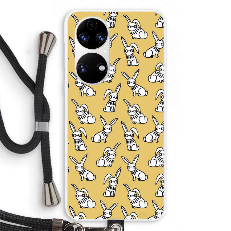 Haas: Huawei P50 Transparant Hoesje met koord