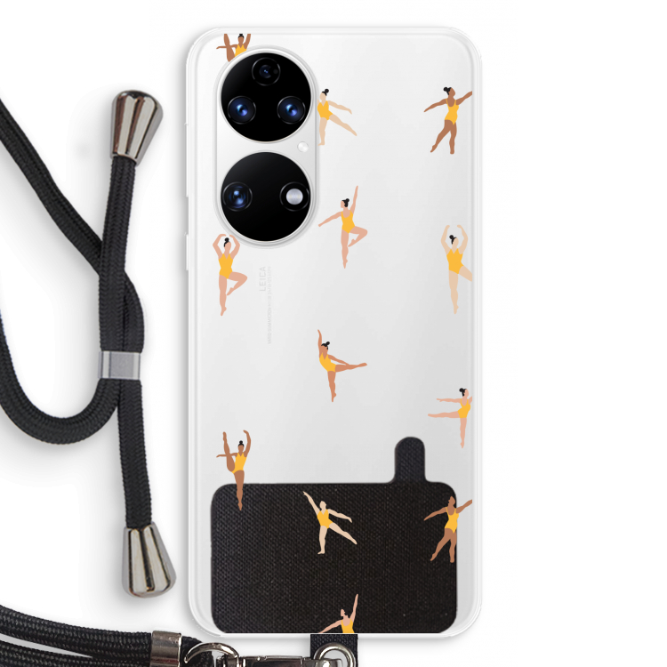Dans #2: Huawei P50 Transparant Hoesje met koord