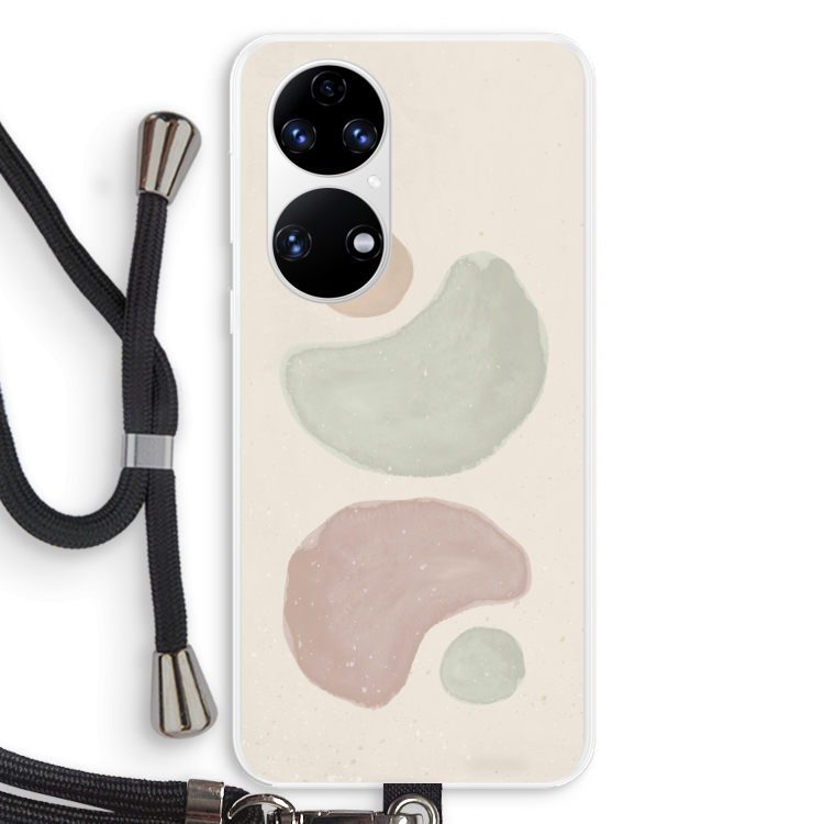 Geo #10: Huawei P50 Transparant Hoesje met koord