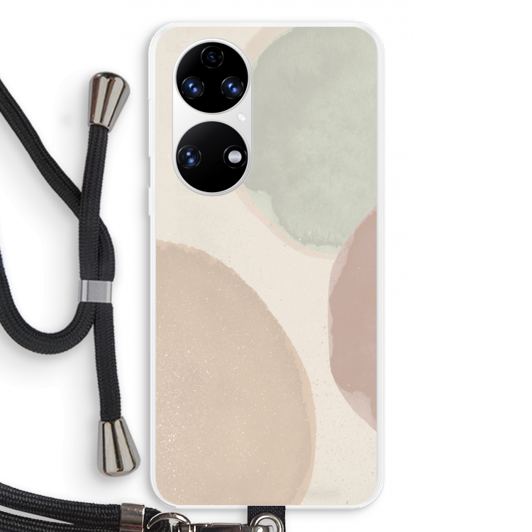 Geo #8: Huawei P50 Transparant Hoesje met koord