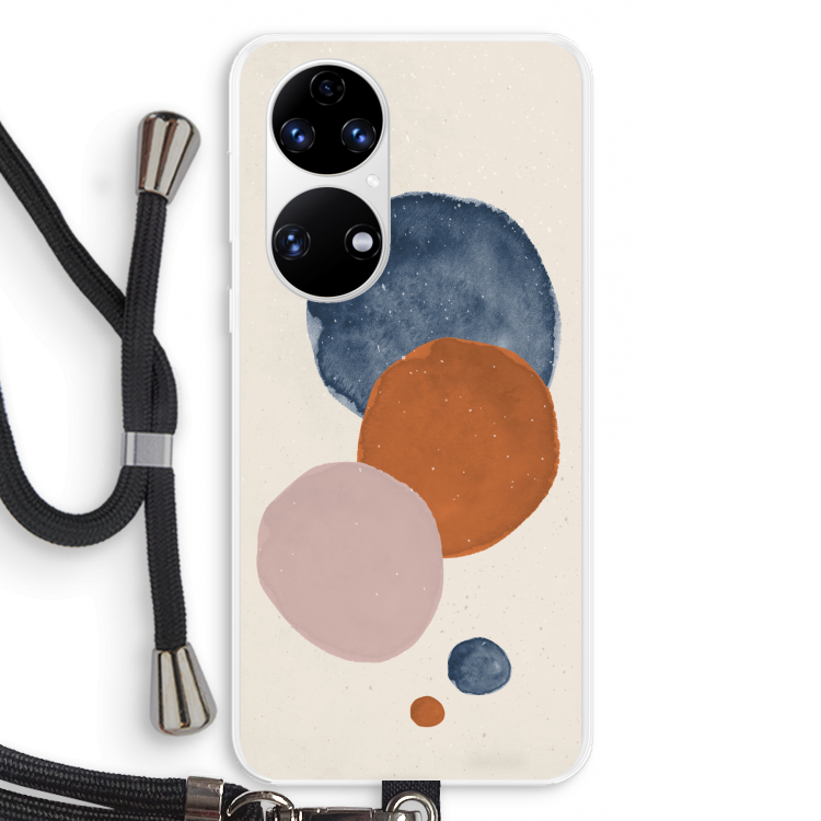 Geo #4: Huawei P50 Transparant Hoesje met koord
