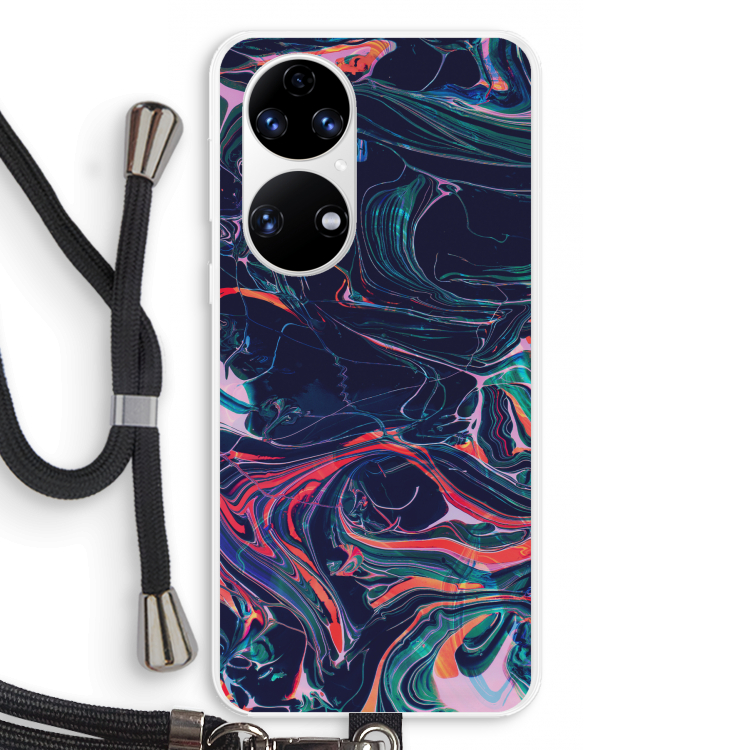 Light Years Beyond: Huawei P50 Transparant Hoesje met koord
