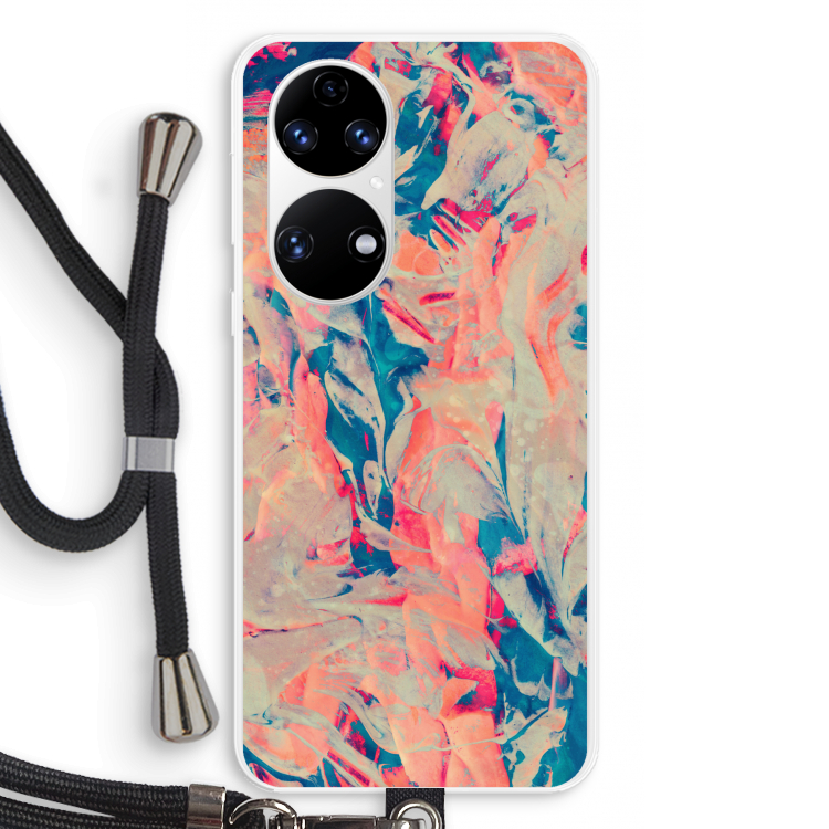 Alone: Huawei P50 Transparant Hoesje met koord
