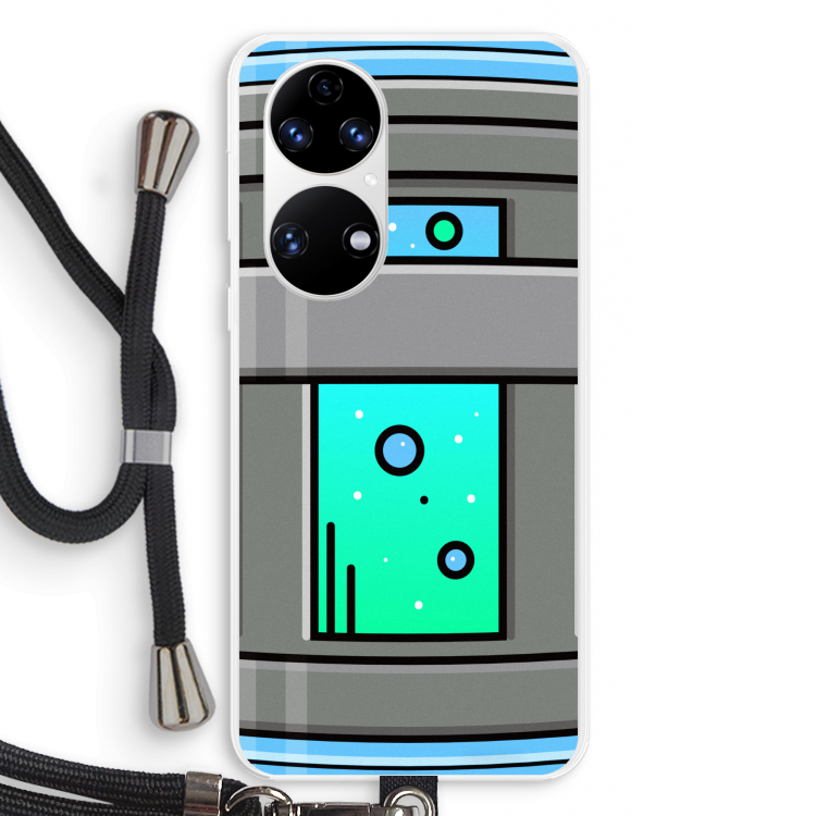 Chug Bottle: Huawei P50 Transparant Hoesje met koord