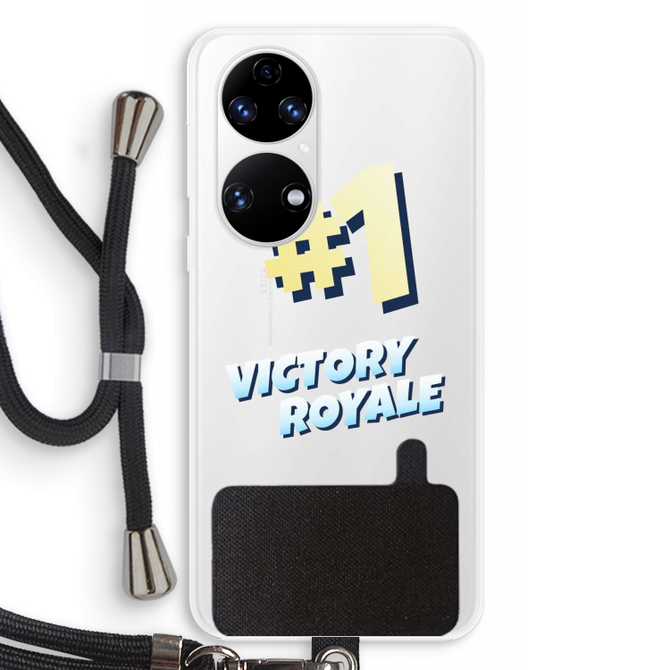 Victory Royale: Huawei P50 Transparant Hoesje met koord