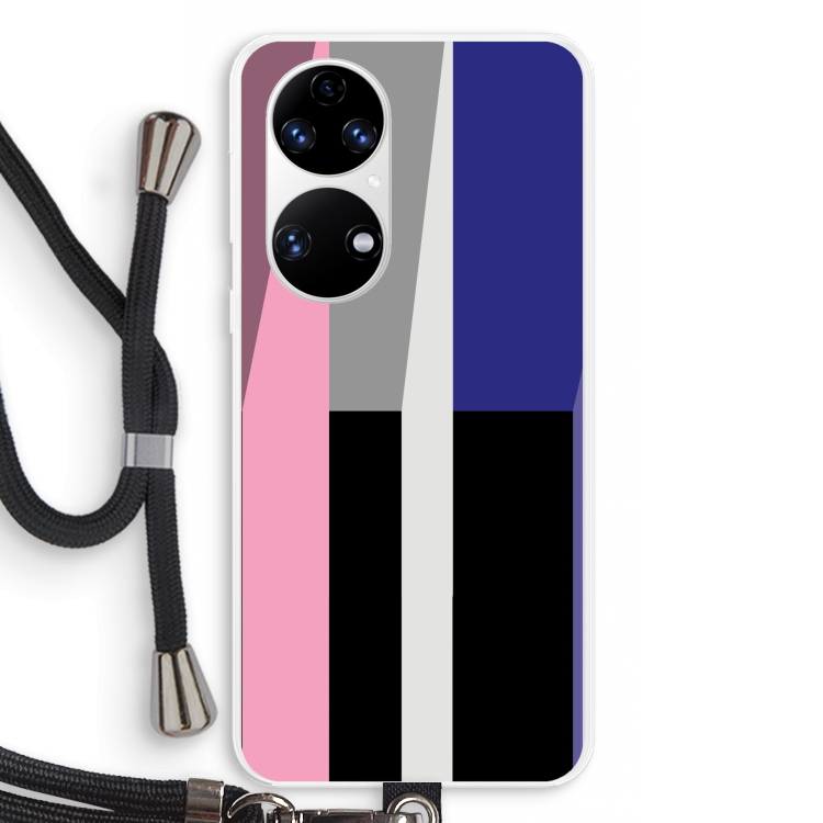 Gestalte 4: Huawei P50 Transparant Hoesje met koord