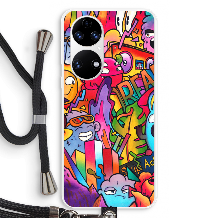 Dreams: Huawei P50 Transparant Hoesje met koord