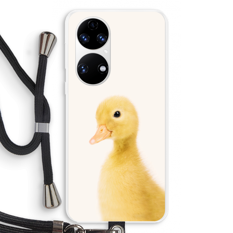 Duke: Huawei P50 Transparant Hoesje met koord